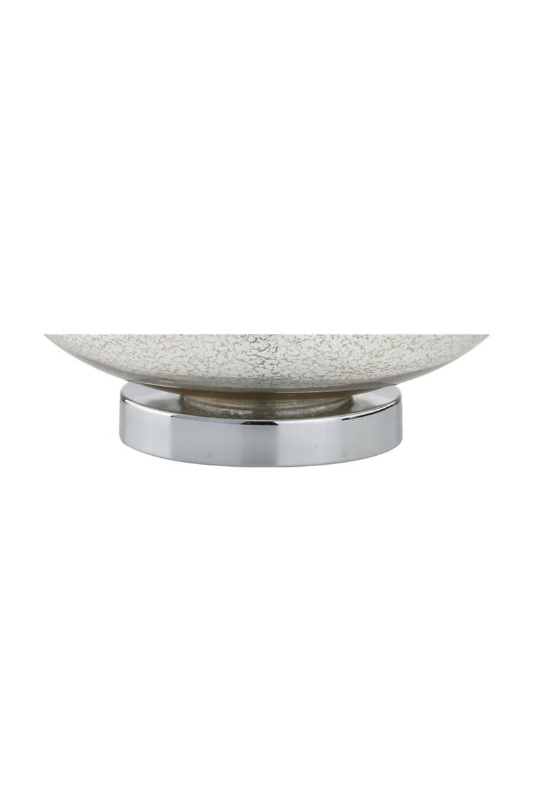 Cecile 25.5" Glass Teardrop LED Table Lamp, Alternate, color, Mercury Silver