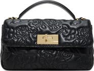 Ted Baker Lia Faux Leather Rose Quilted Crossbody Bag