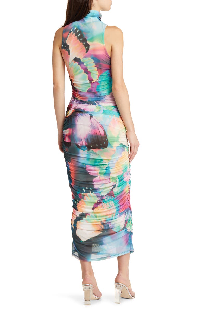 AFRM Fiorella Rosette Body-Con Dress, Alternate, color, 