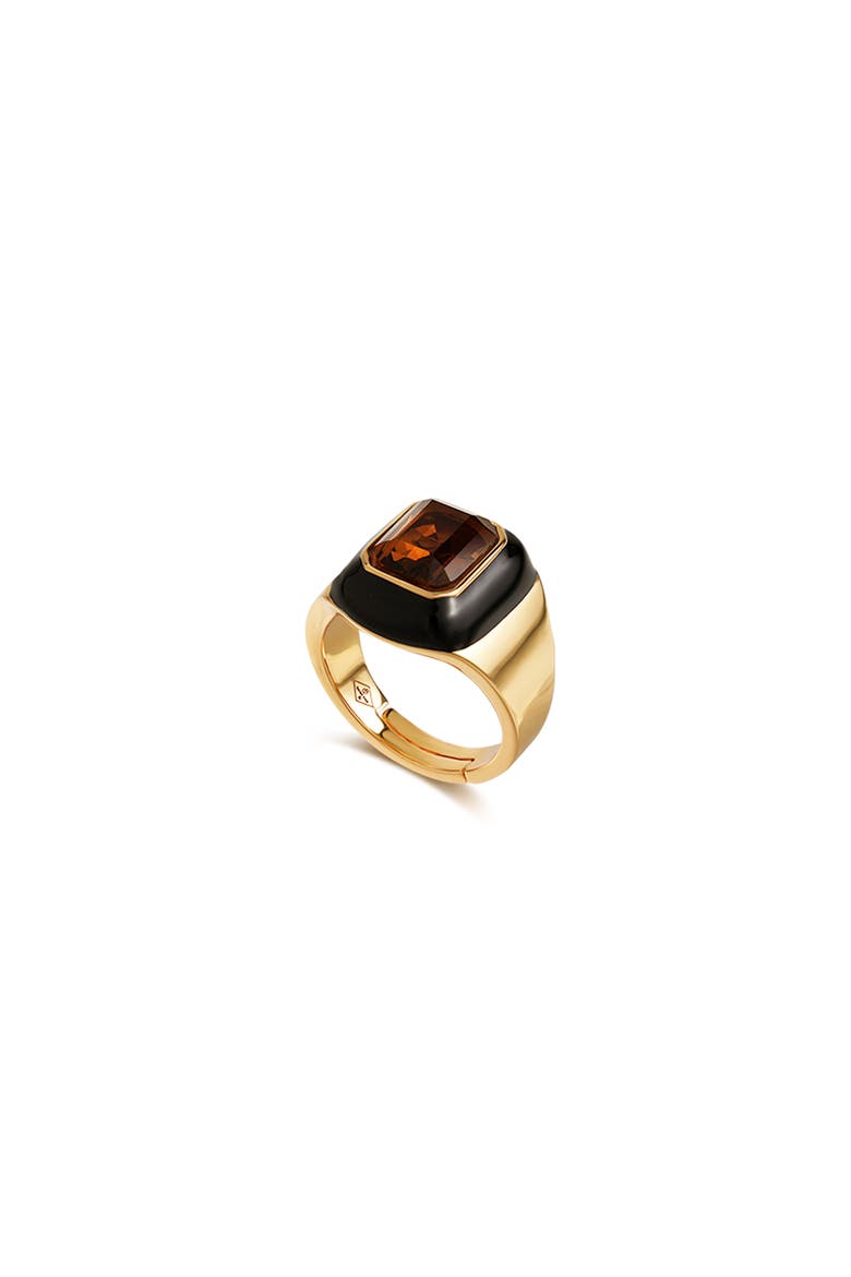 Roman Night Ring, Main, color, Brown & Gold