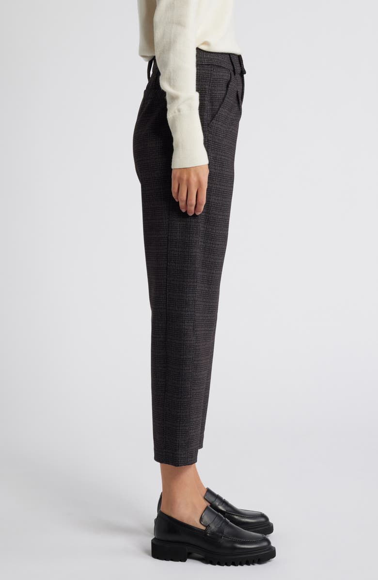 Wit & Wisdom 'Ab'Solution Skyrise Pleated Ankle Straight Leg Pants, Alternate, color, Charcoal Multi