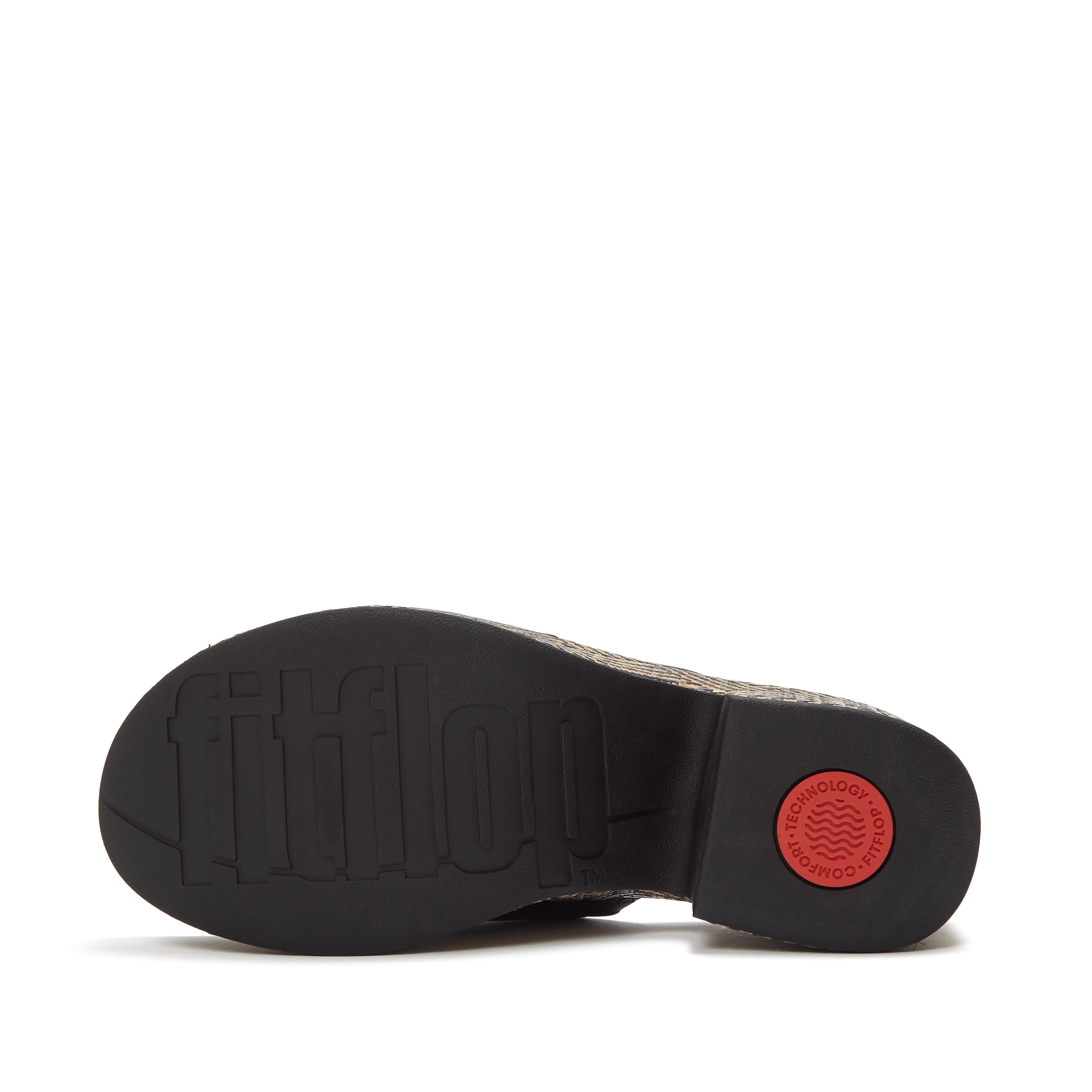 FitFlop Platfforms Graphic-Wea Slides, Alternate, color, Black