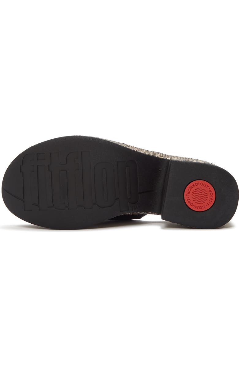 FitFlop Platfforms Graphic-Wea Slides, Alternate, color, Black