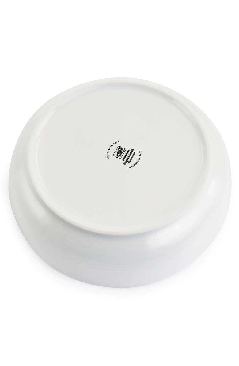 Gibson Home Crenshaw 8.5 Inch 2 Piece Stoneware Dinner Bowl Set, Alternate, color, Red