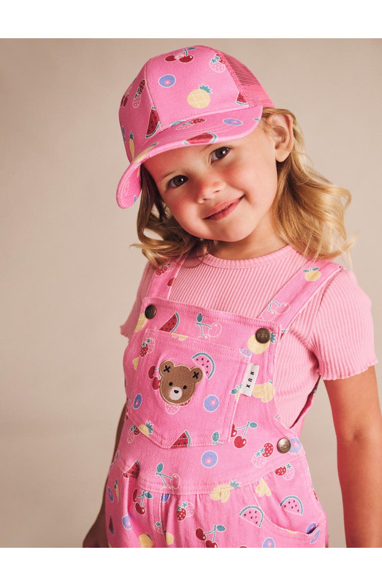 Huxbaby Pink Fruit Emoji Cap, Alternate, color, Begonia Pink