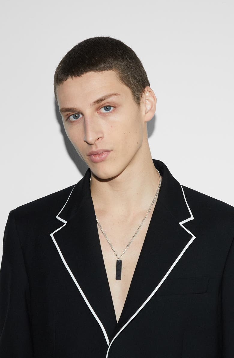 Gucci ID Tag Pendant Necklace, Alternate, color, 