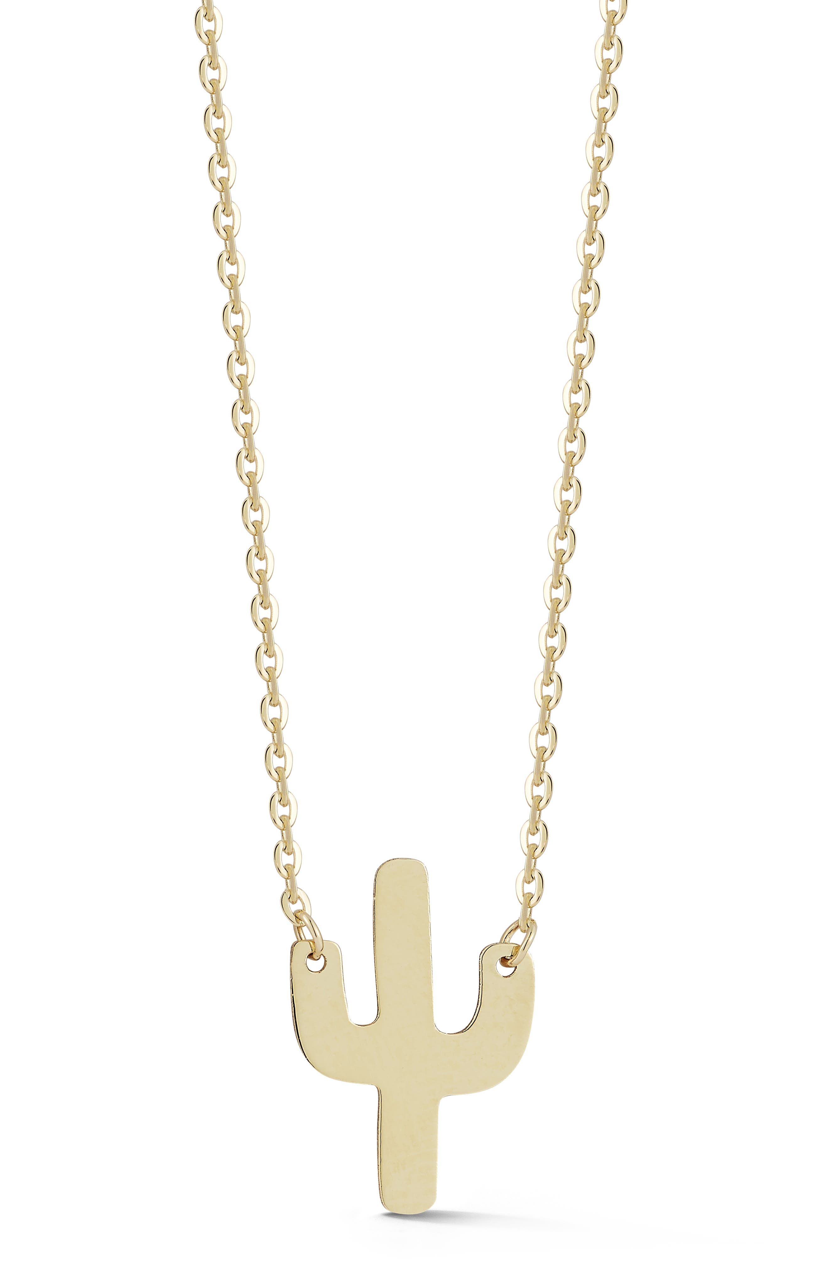 Ember Fine Jewelry Cactus Pendant Necklace