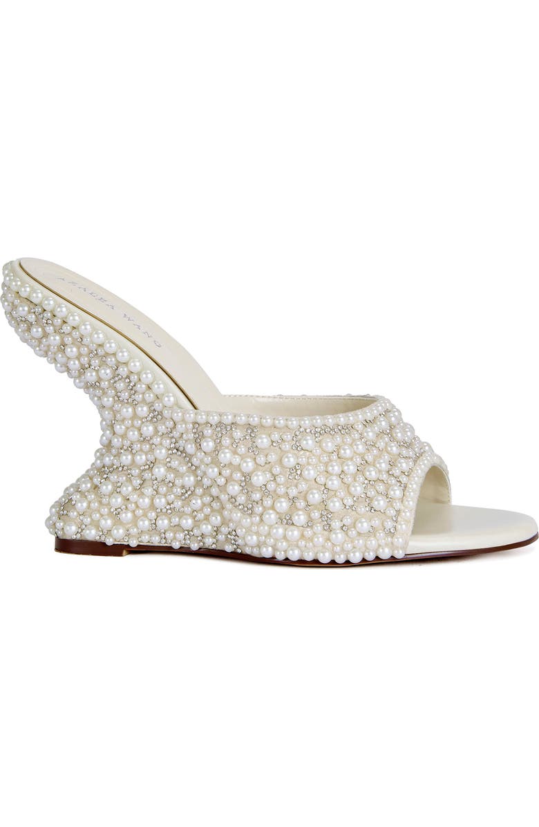 AZALEA WANG Aaralyn Floating Heel Sandal, Alternate, color, Ivory