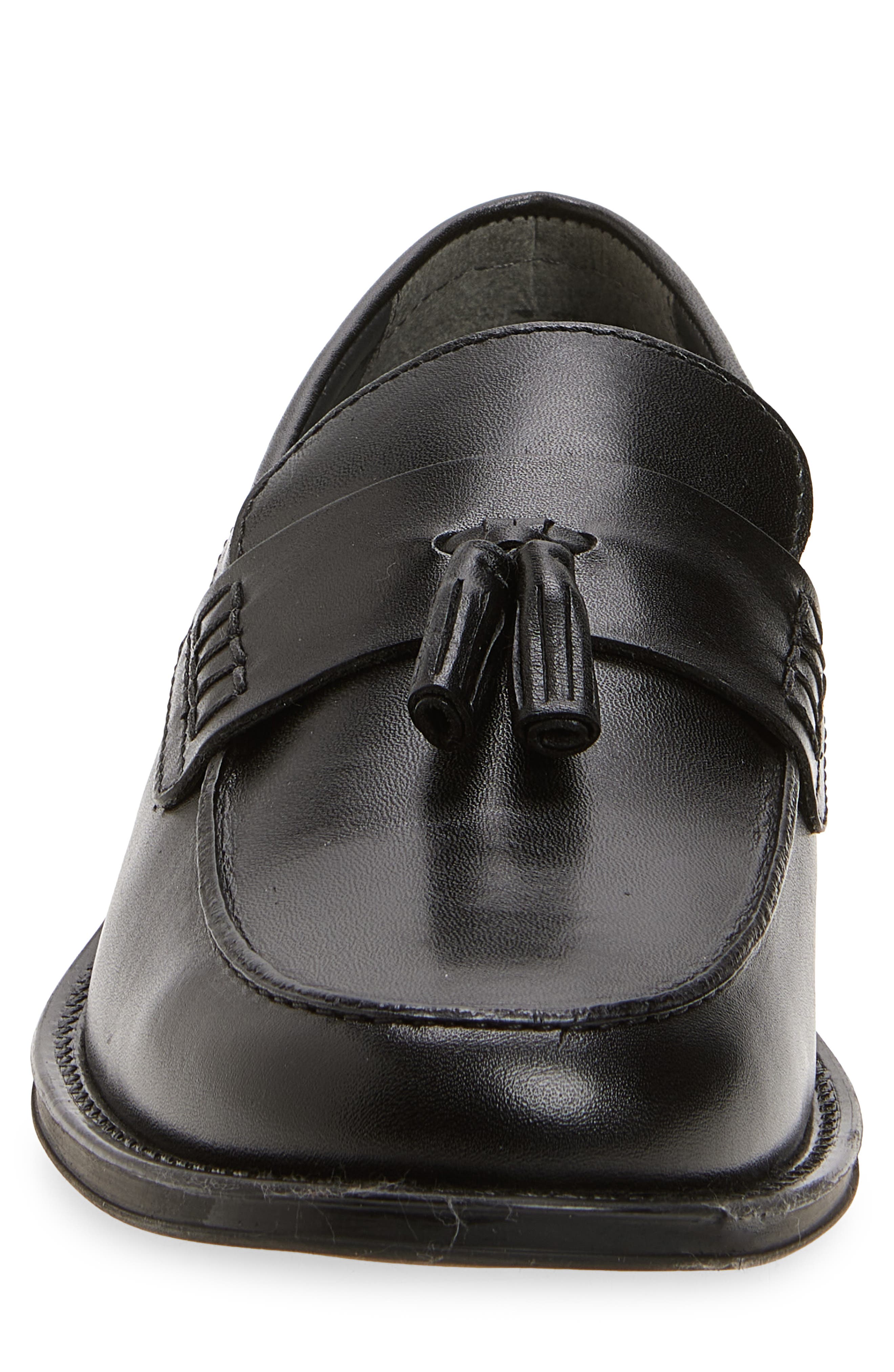 Steve Madden Daimon Tassel Loafer, Alternate, color, Black