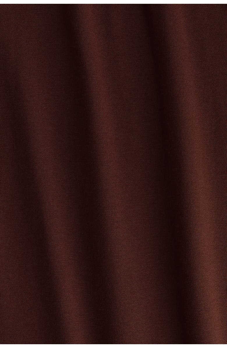 H&M Long T-shirt Dress, Alternate, color, Brown
