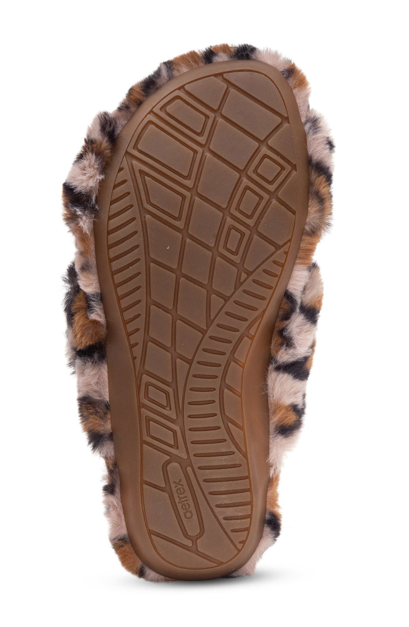Aetrex Penelope Faux Fur Slipper, Alternate, color, 