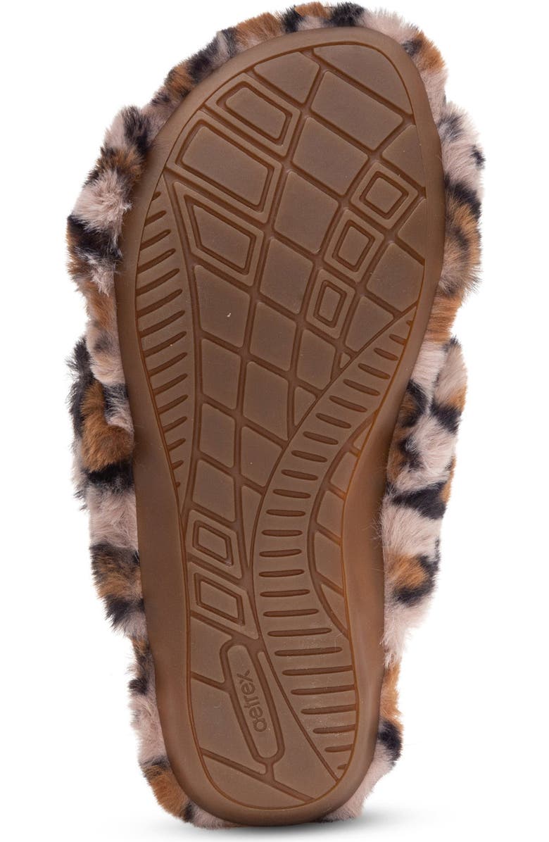 Aetrex Penelope Faux Fur Slipper, Alternate, color,