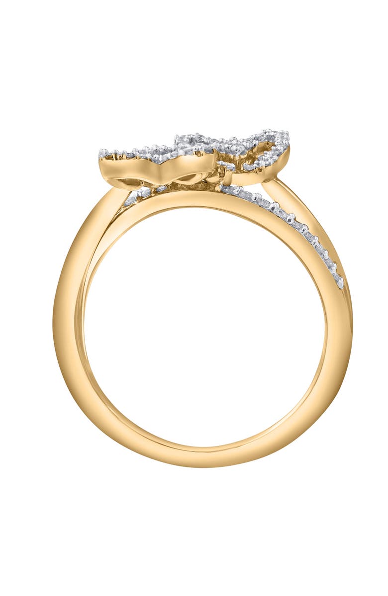 LuvMyJewelry Lumetra 0.55 Ct 10K Gold Diamond Ring, Alternate, color, 10K White Gold