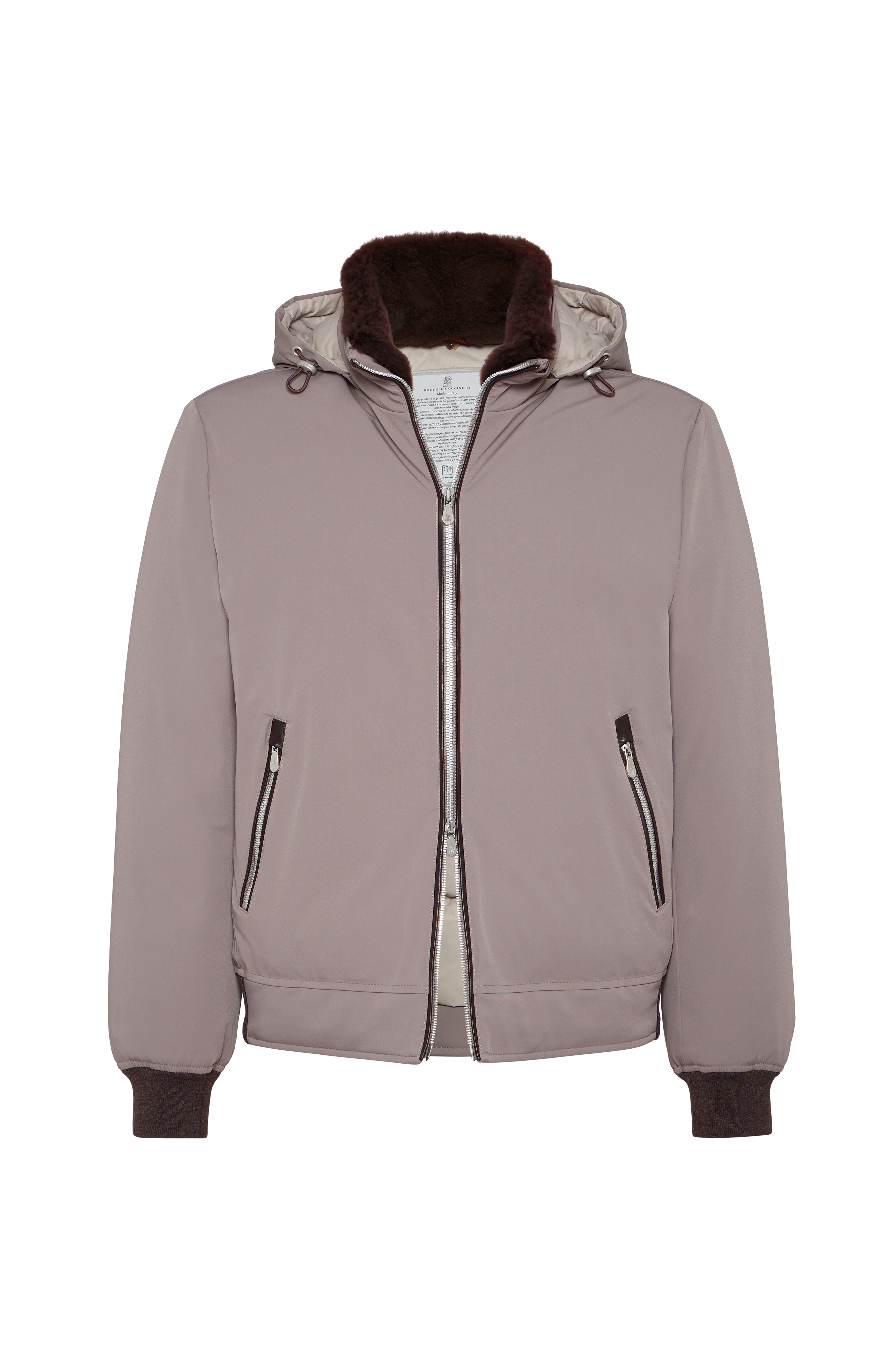 Nylon down jacket