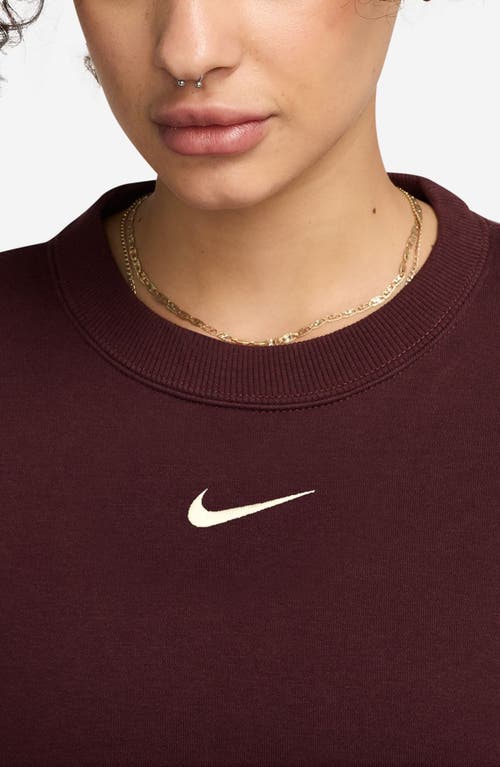 Nike Phoenix Fleece Oversize Crewneck Sweatshirt In Multi
