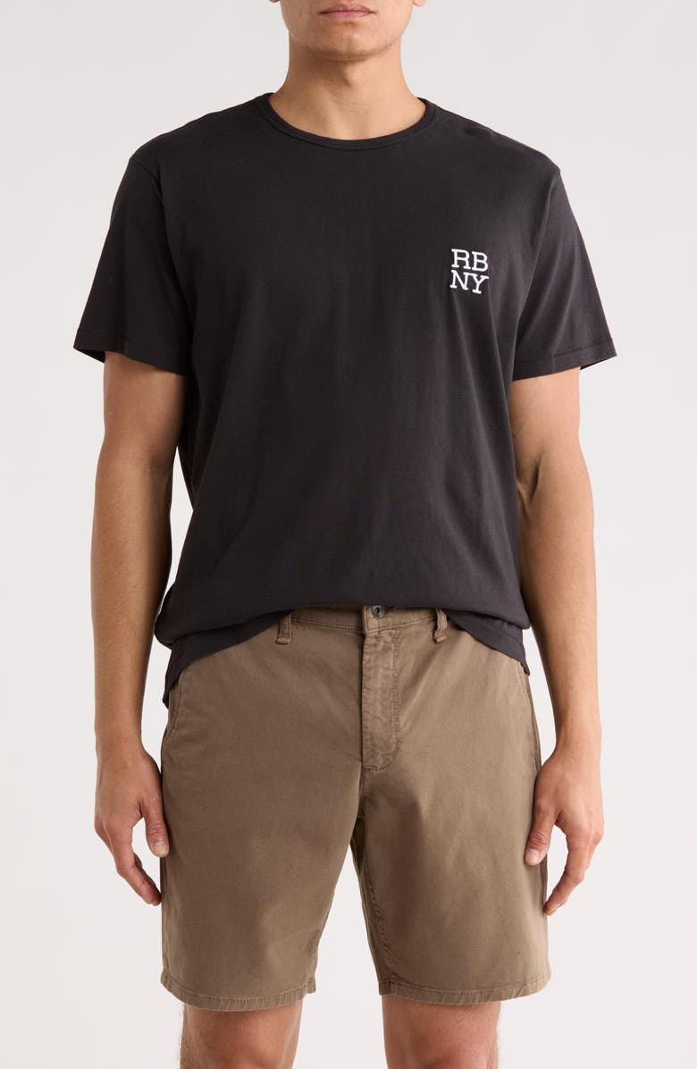 rag & bone RB NY Graphic T-Shirt, Main, color, Black