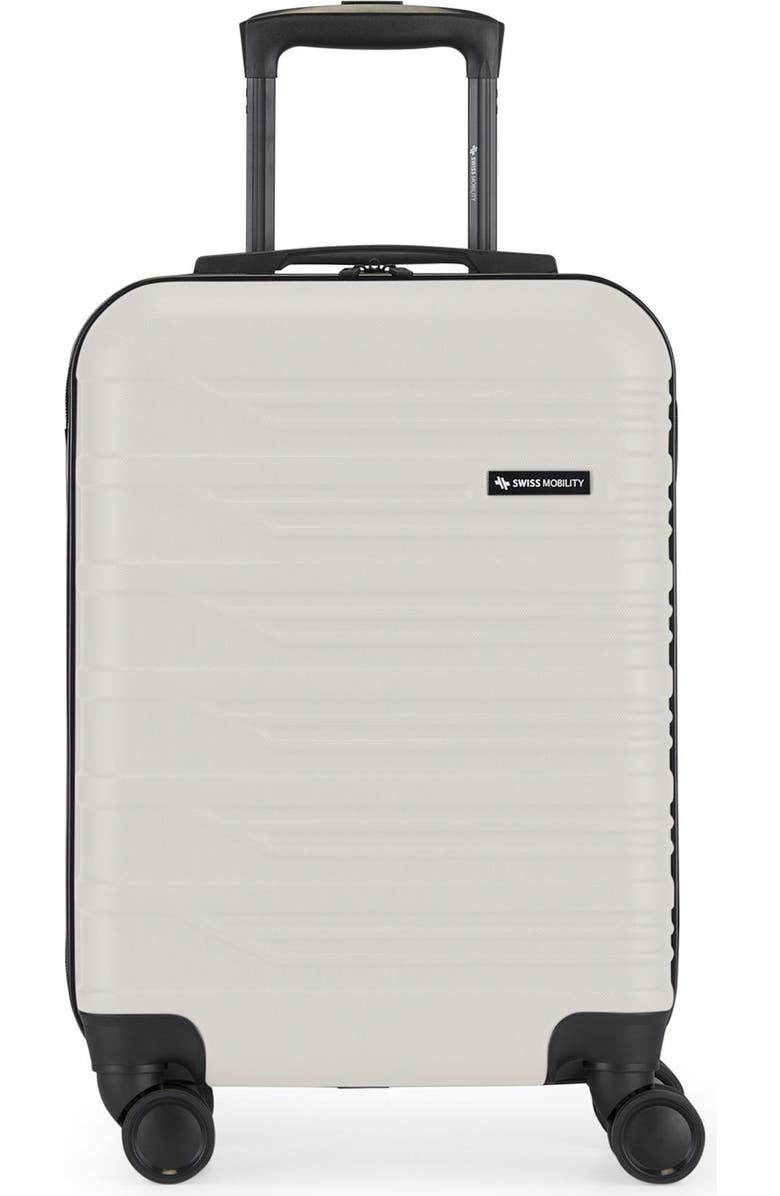 Swiss Mobility SEA Hardside Carry-on Luggage, Main, color, Oatmilk