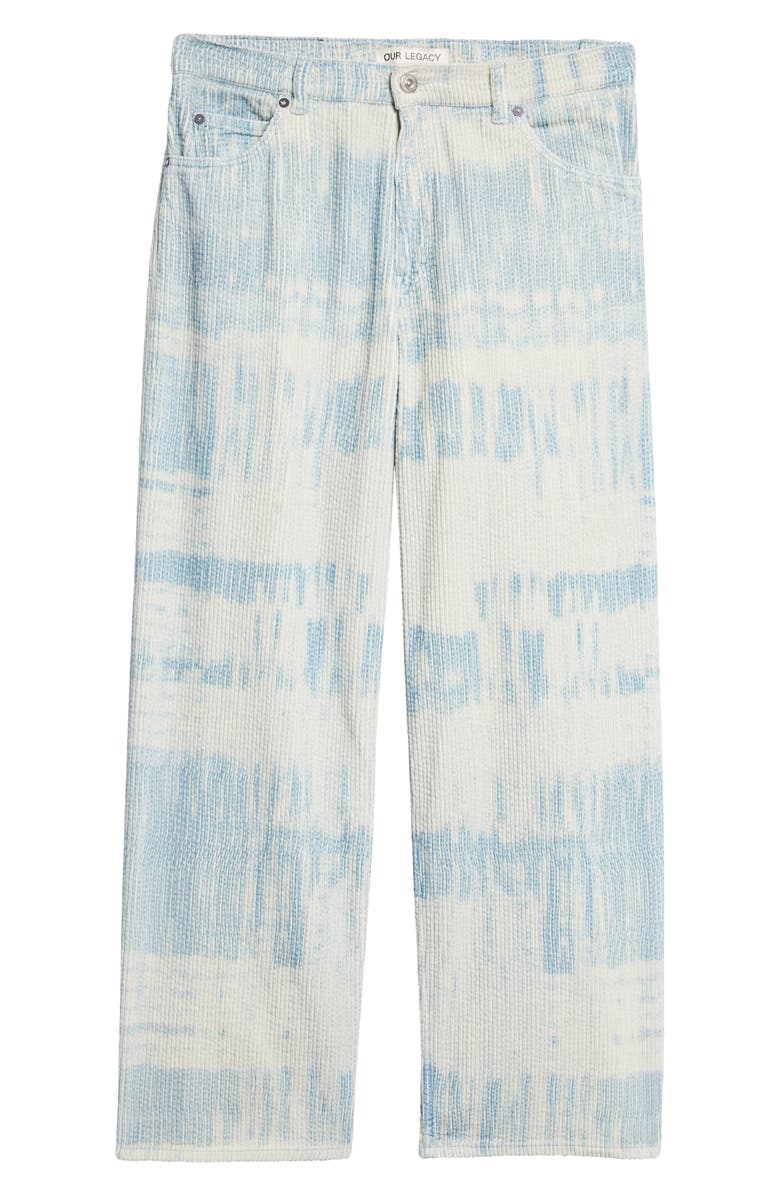 OUR LEGACY Vast Cut Print Wide Leg Corduroy Pants, Alternate, color, 