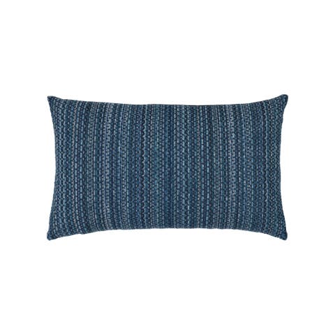 Kaleidoscope Chenille Micro Check Indoor & Outdoor Woven Accent Pillow