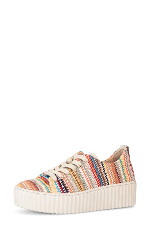 Woven Platform Sneaker (Women)