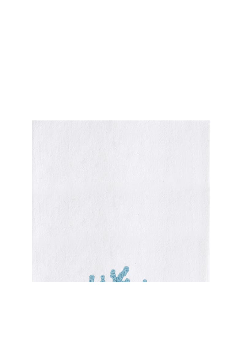 Blue Coral 100% Cotton Flour Sack Dishtowel, Alternate, color, Blue