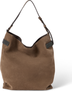Brunello Cucinelli Suede Essence hobo bag