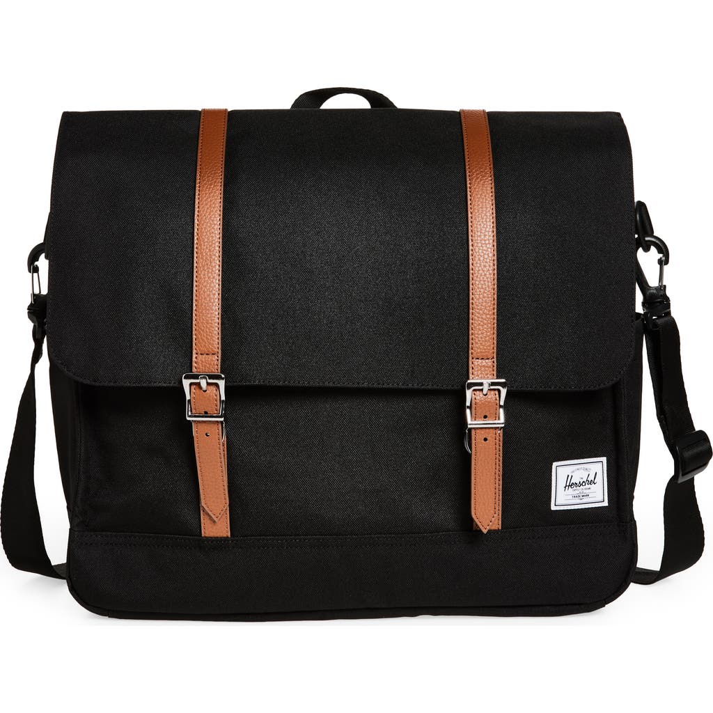Herschel Supply Co . Survey Convertible Messenger Bag In Black