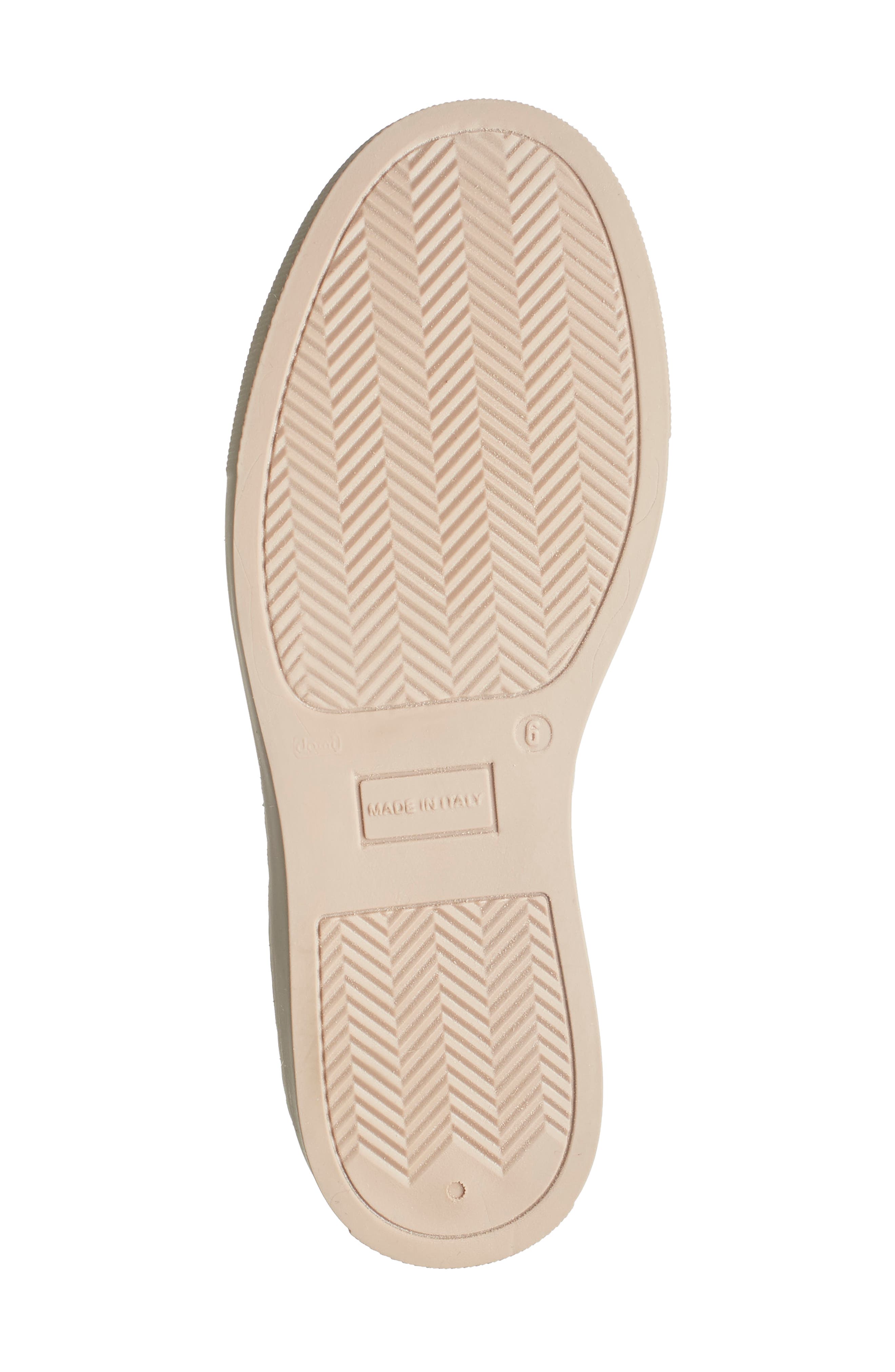 Dalia Leather Platform Sneaker, Alternate, color, NUDE