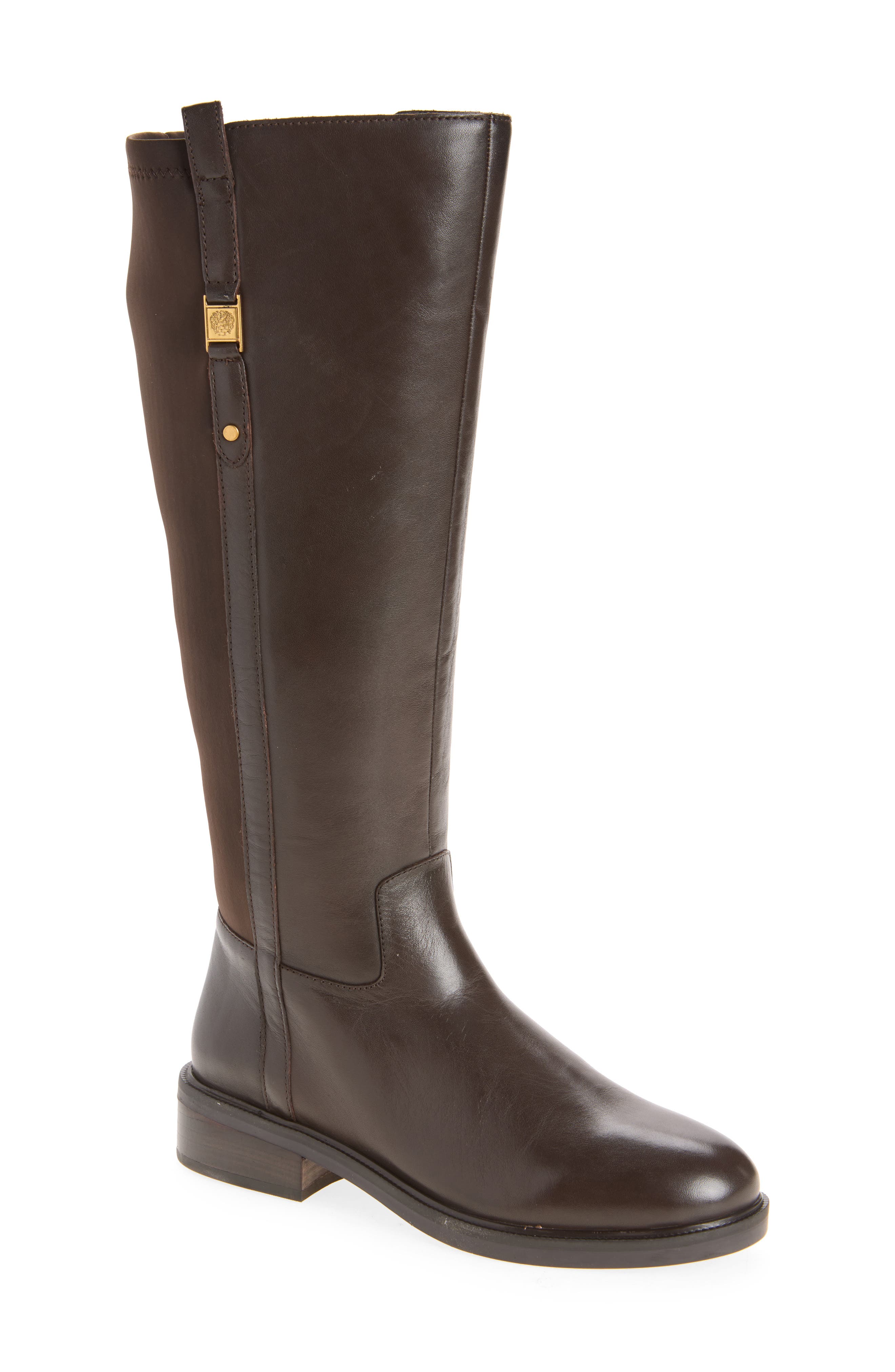 Annora Wide Calf Leather Boot
