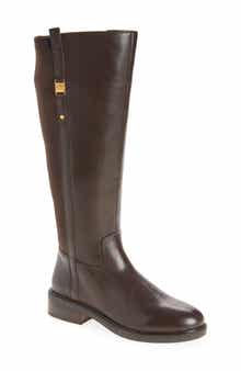 Annora Wide Calf Leather Boot