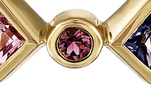 Eden Presley Tattoo Candy Band Ring In Yellow Gold/diamond