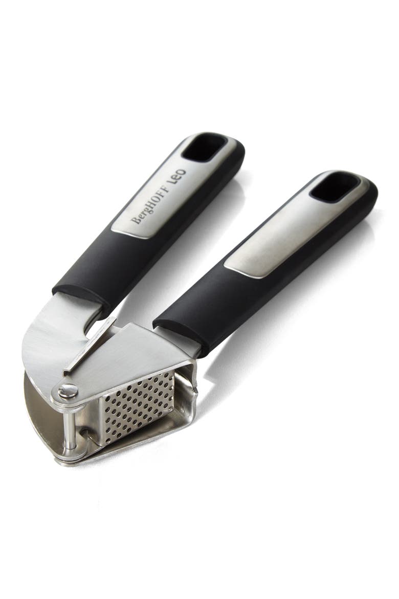 Leo Graphic Garlic Press, Main, color, BLACK