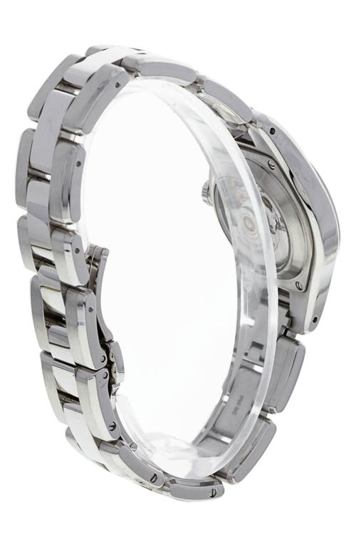 Watchfinder & Co. Baume & Mercier 2013 Linea Diamond Automatic Bracelet Watch, 27mm In White