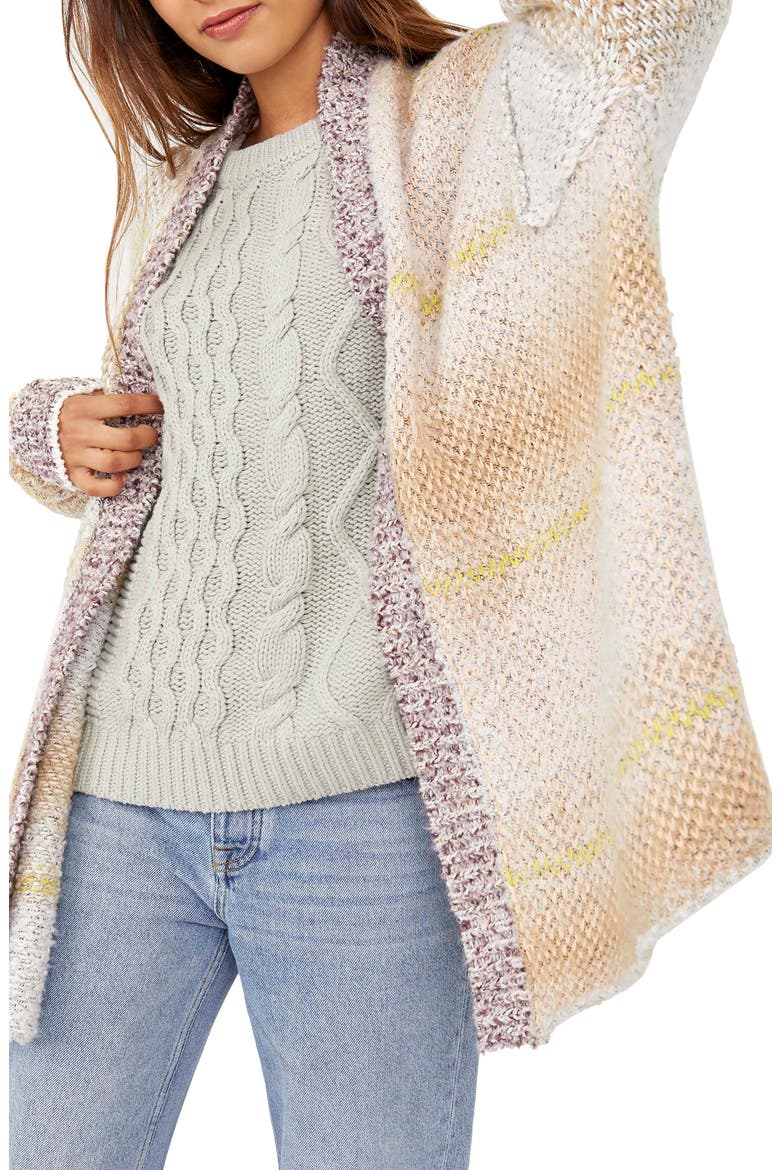 Daydreamer Cardigan, Main, color, ANGEL FOOD COMBO