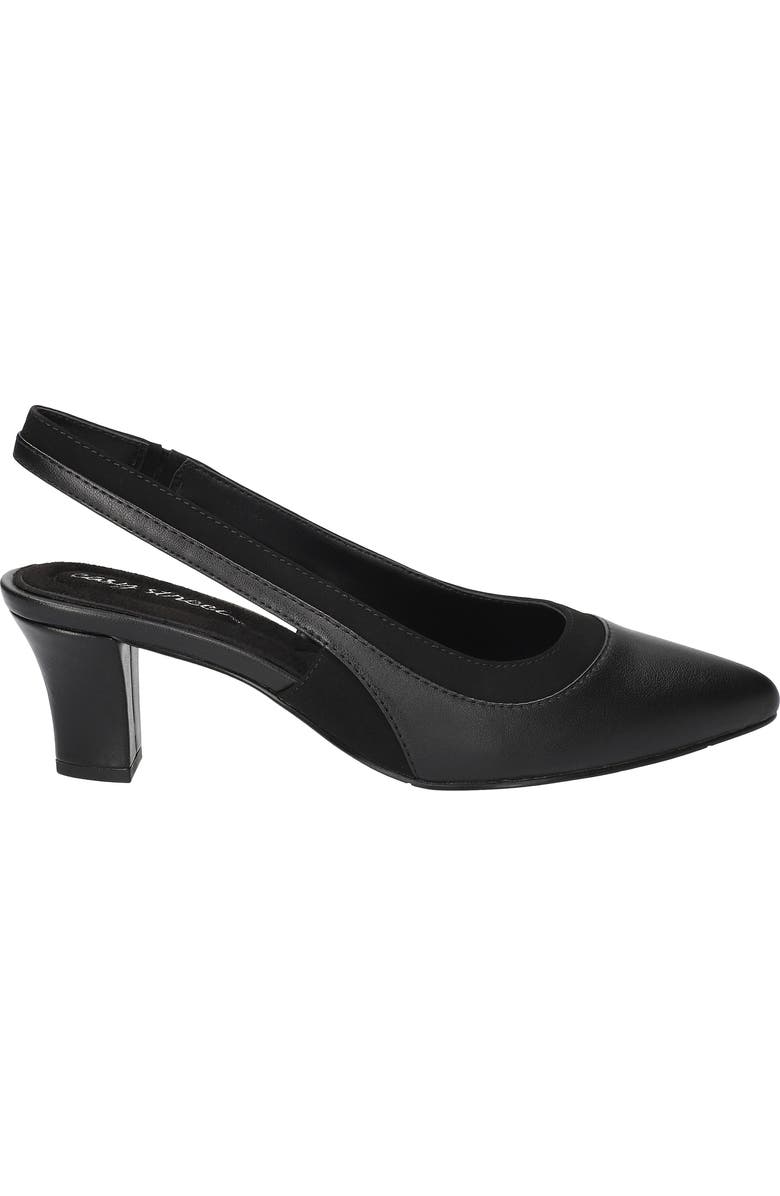 EASY STREET Dessa Slingback Pointed Toe Pump, Alternate, color, Black