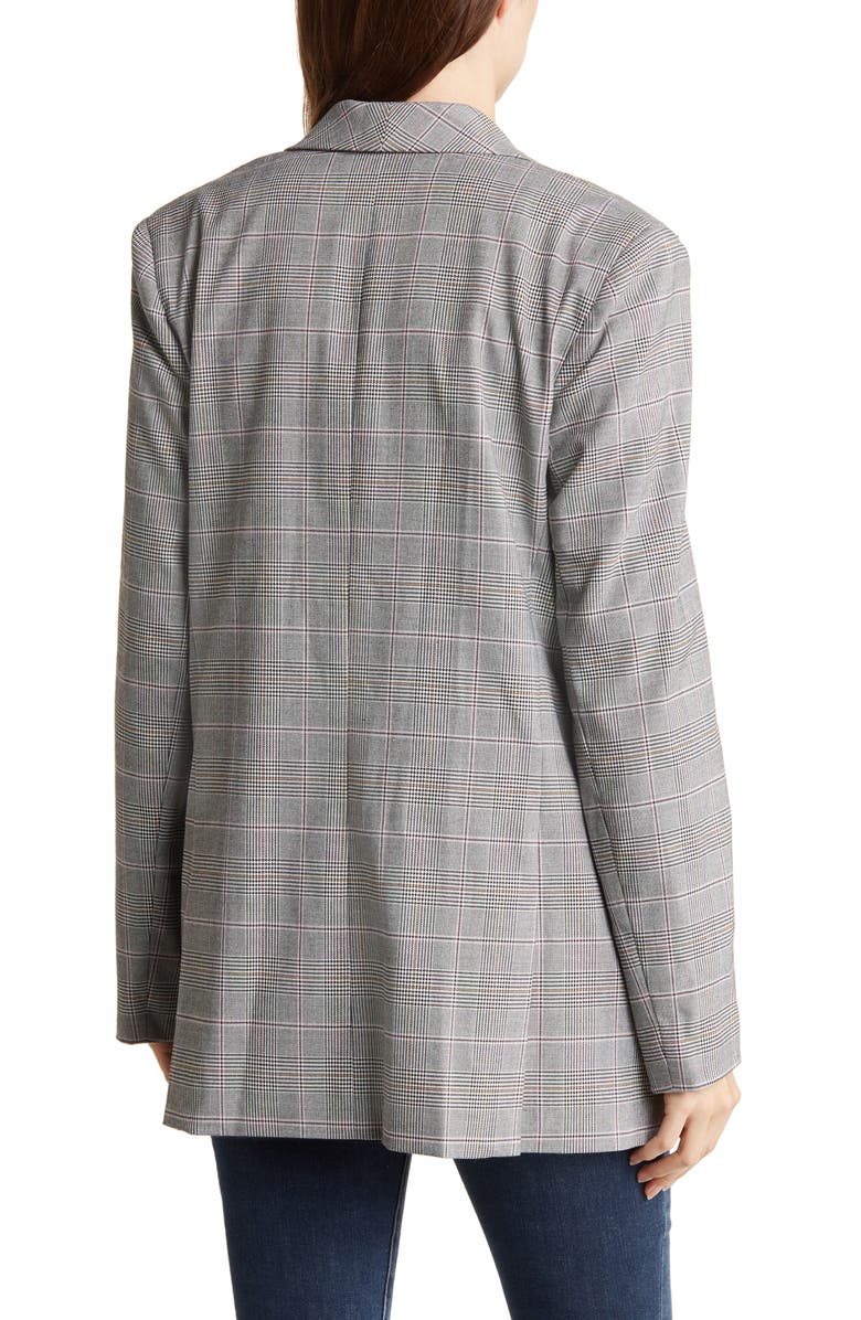 WAYF Plaid Double Breasted Blazer, Alternate, color, 