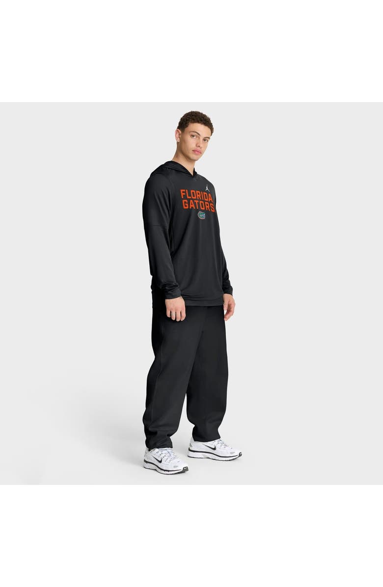 Jordan Brand Men's Jordan Brand Black Florida Gators 2025 Sideline Performance Long Sleeve Hoodie T-Shirt, Alternate, color, Black