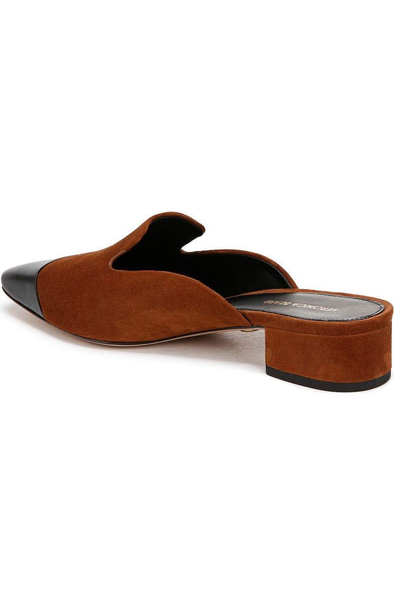 Veronica Beard Cecile Cap Toe Mule, Alternate, color, Caramel/ Black