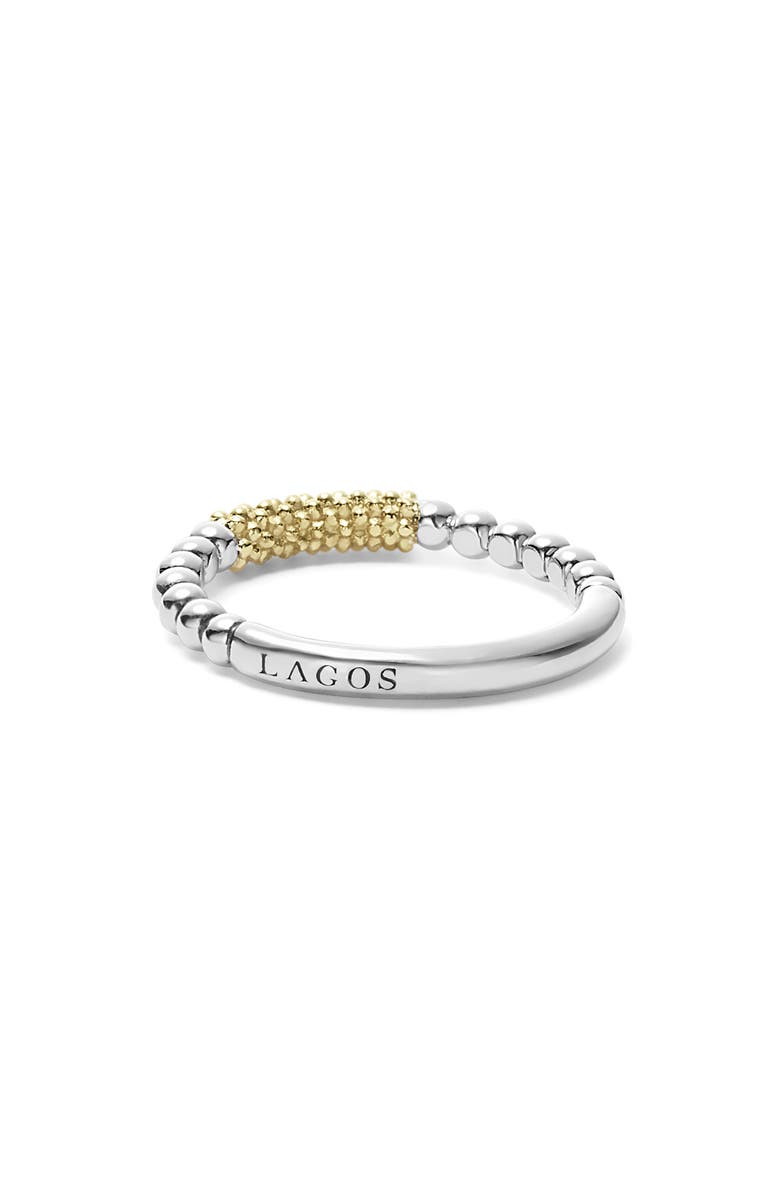 LAGOS Caviar Icon Bar Stacking Ring, Alternate, color, 