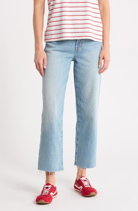 Perfect Vintage Wide Leg Stretch Crop Jeans