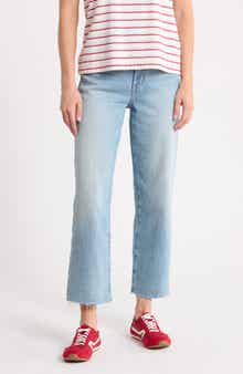 Perfect Vintage Wide Leg Stretch Crop Jeans