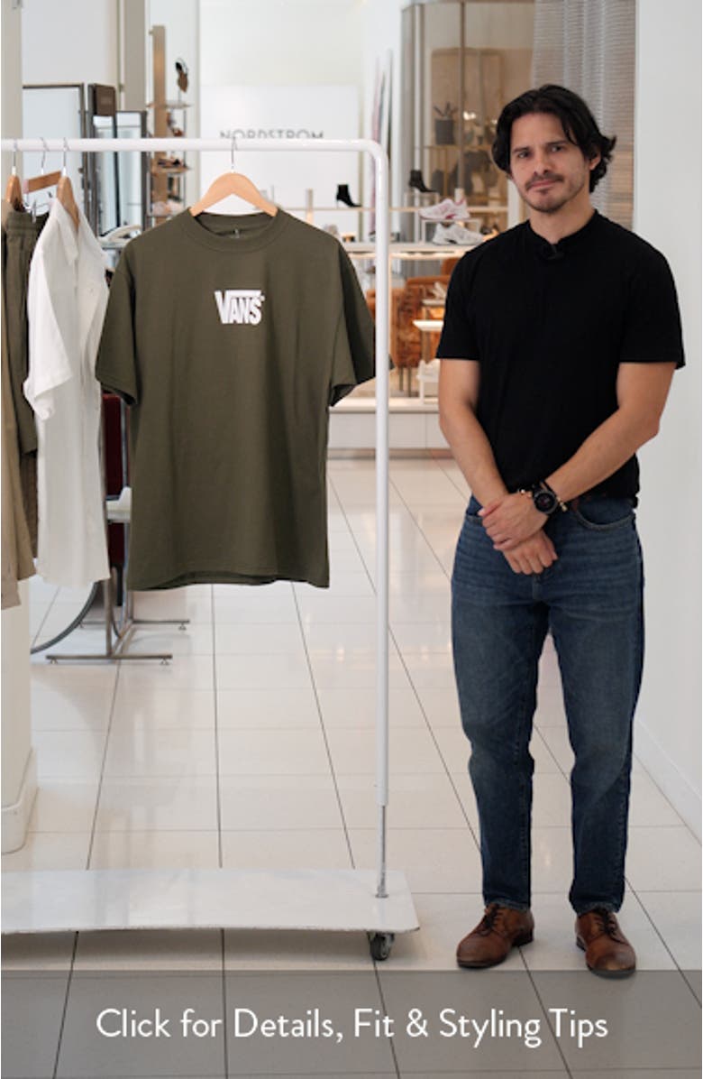 Stretch Logo Cotton Graphic T-Shirt, sales video thumbnail