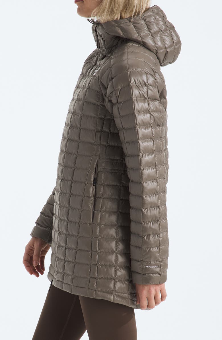 The North Face Thermoball Hooded Parka, Alternate, color, Mocha Brown