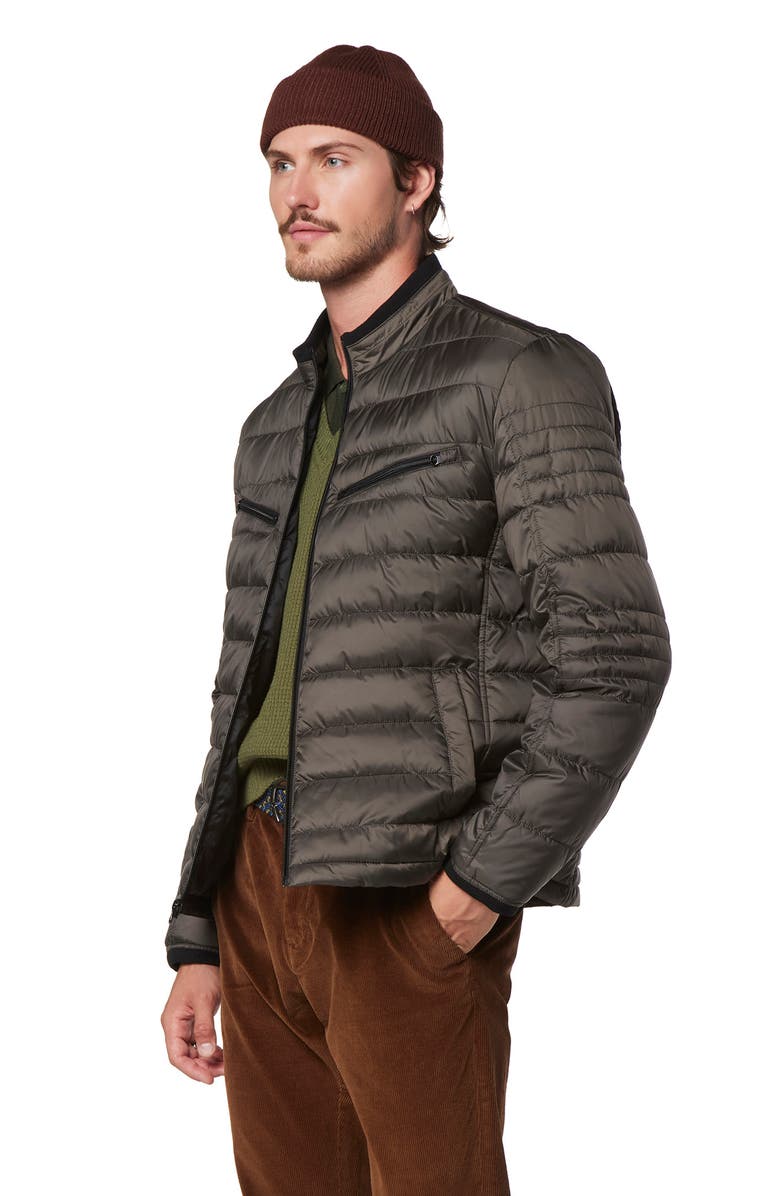Andrew Marc Grymes Packable Quilted Puffer Jacket, Alternate, color, Slate