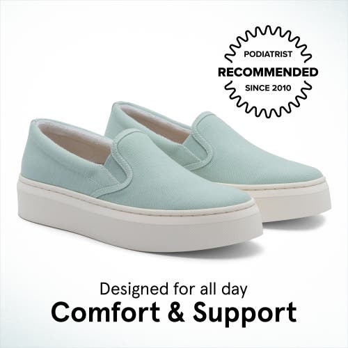 Abeo Jumpstreet Slip On In Mint Canvas - Regular