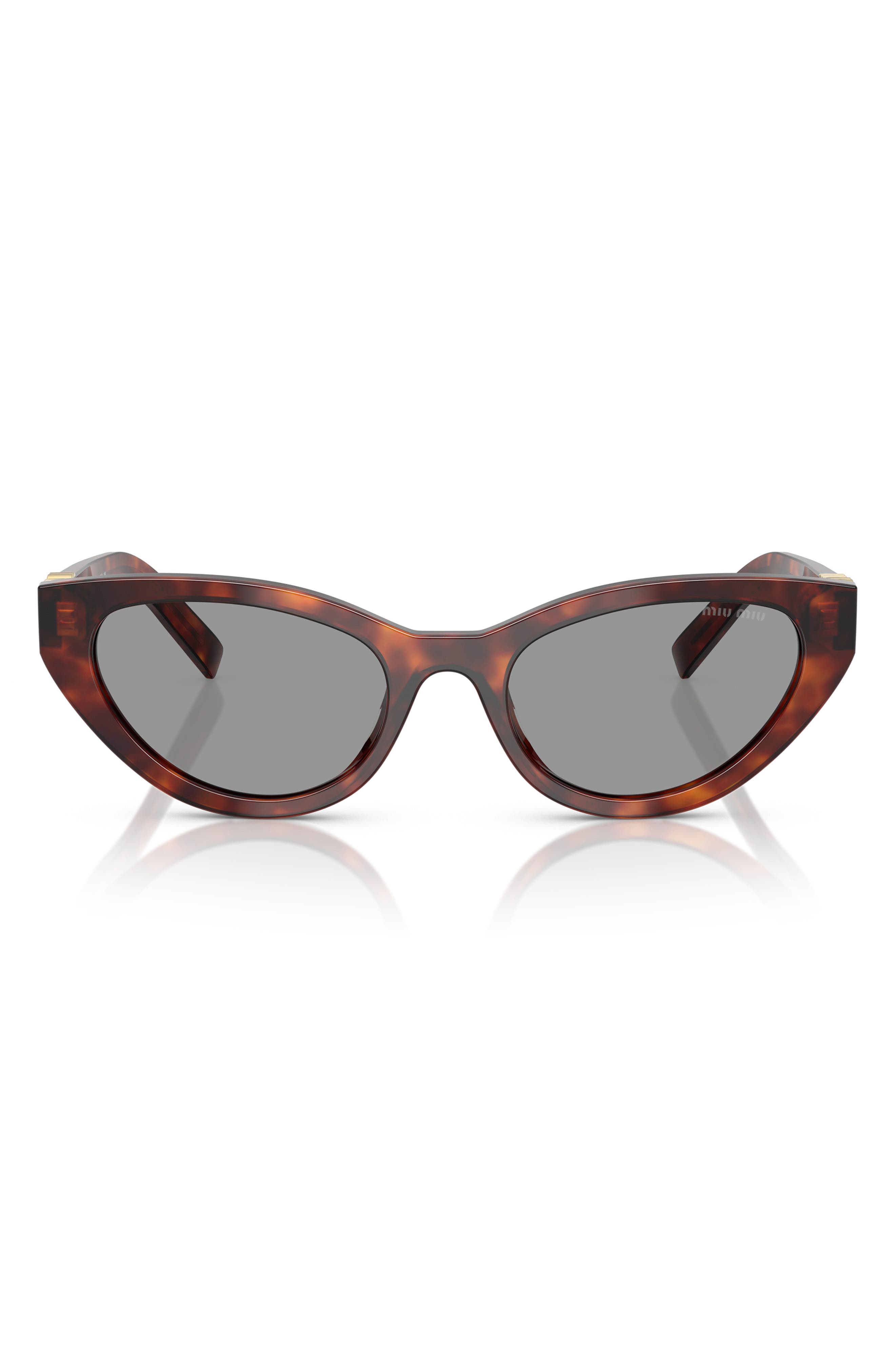 Miu Miu 54mm Butterfly Sunglasses In Grey