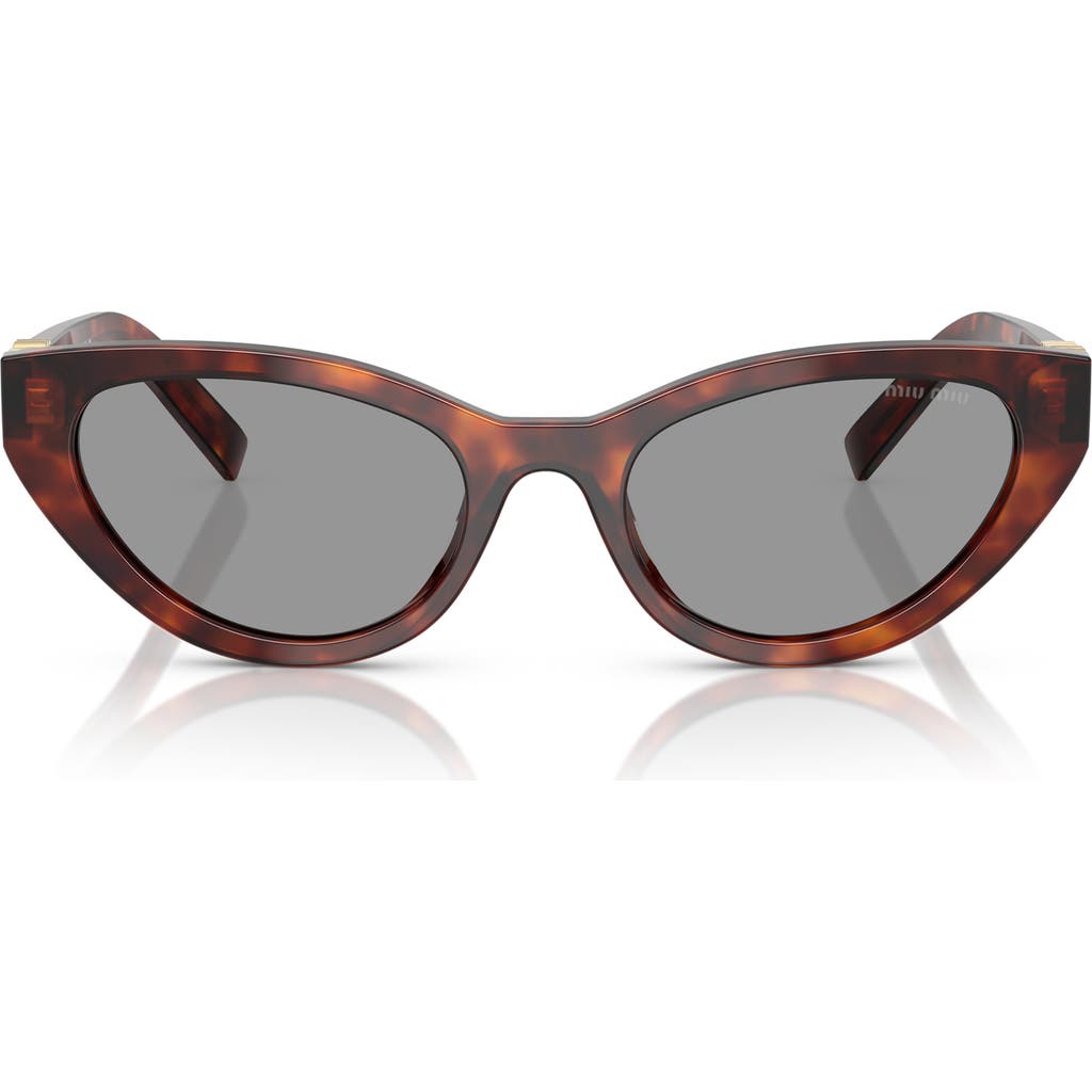 Miu Miu 54mm Butterfly Sunglasses In Grey