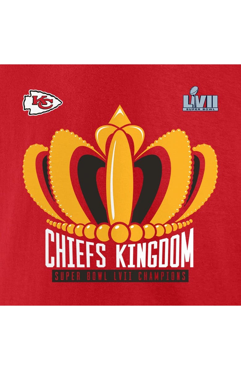 FANATICS Men's Fanatics Branded Red Kansas City Chiefs Super Bowl LVII Champions Last Standing T-Shirt, Alternate, color, 