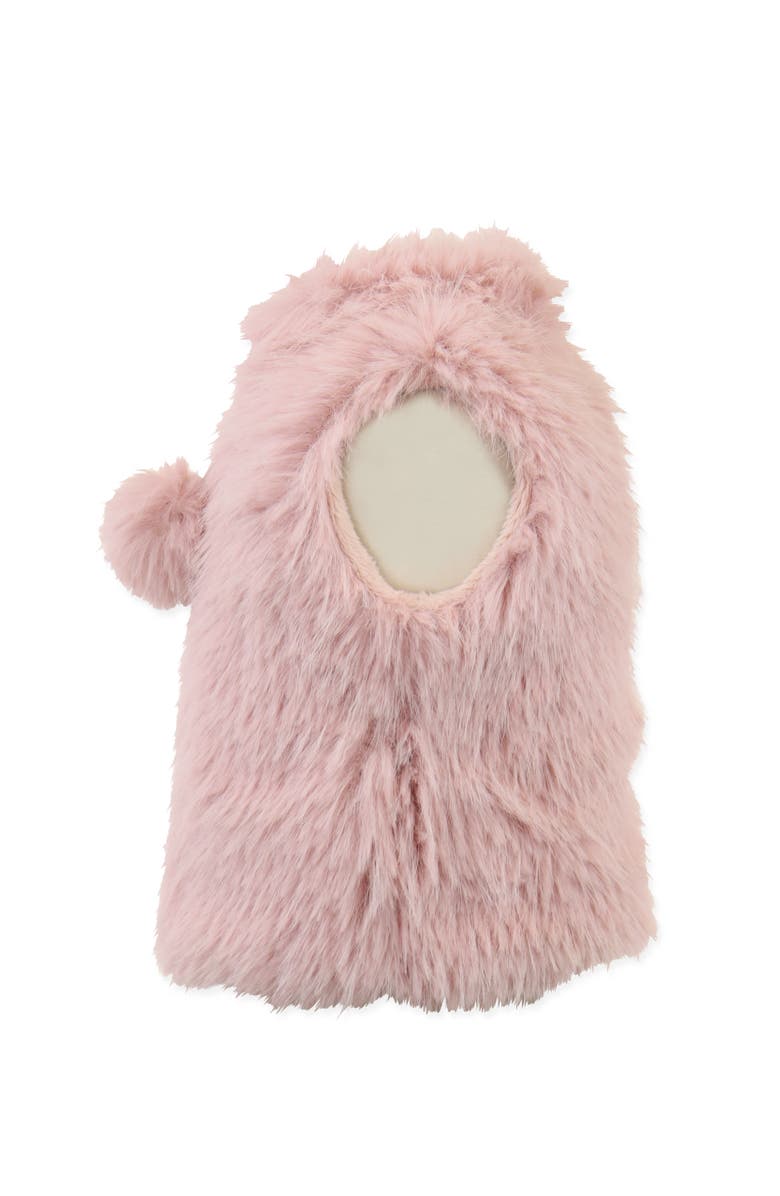 Widgeon Faux Fur Zip Front Vest, Alternate, color, Berry Rain Shag