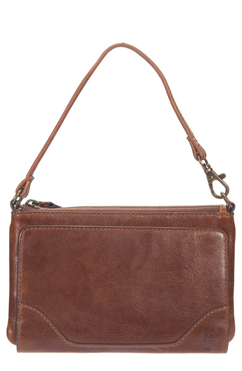 Frye Melissa Convertible Wristlet, Main, color, Cognac